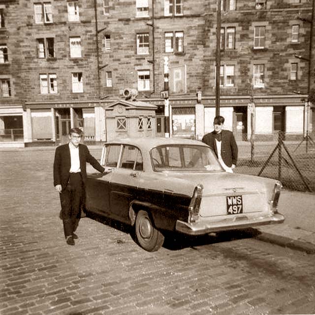 Kenny Raeburn and Car - 1960s - Where was this photo taken?