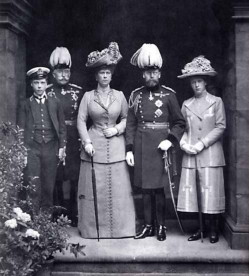 Photograph of King George V and Queen Mary - by William Crooke