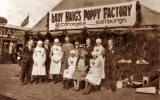 A Group of Workers from Lady Haig's Poppy Factory, 65 Cnaongate, Edinburgh.  Where and when was this photo taken?