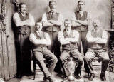 Leith Docks Tug-of War team  -  around 1900