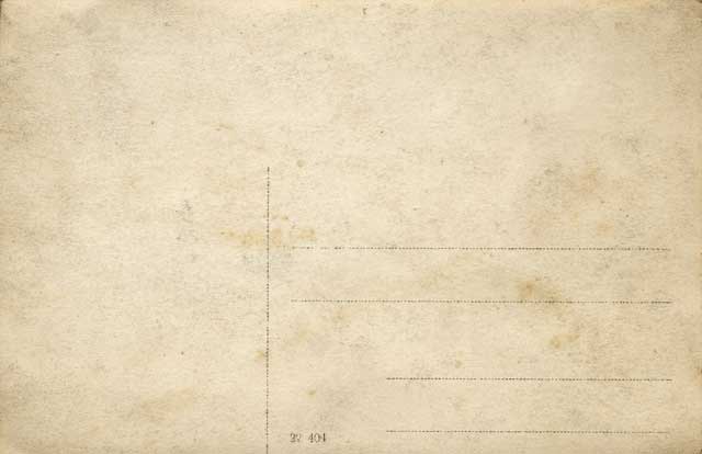 The back of a postcard of a School Class  -  Photograph taken possibly around Newhaven in the early 1900s