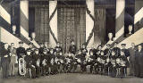 Leith Silver Band   -  probably on stage at Leith Town Hall in 1950s