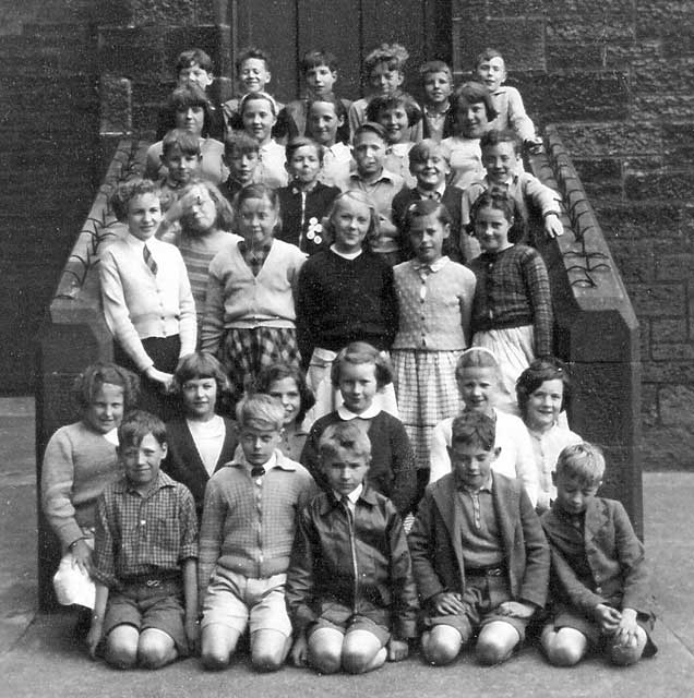 Leith Walk School  -  1957  -  Final Year