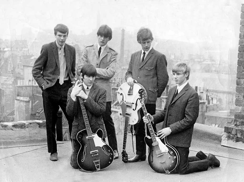 Edinburgh Groups in the 1960s  -  'Moonrakers' on the roof