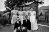 Murrayburn Primry School, Pupils dressed for the 'Qually Dance', around 1955