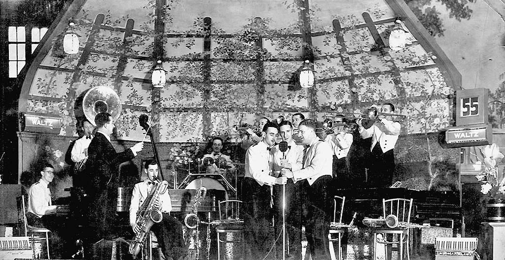 Tom Bollen's Band and Singers at the Palais de Danse, 1935