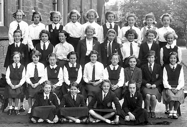 Portobello Secondary School class - early-1950s