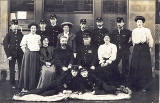 Post Office Workers   -  Penicuik Post Office, early-1900s
