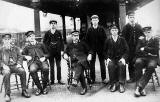 Caledonian Railway Engine and Workers, near Slateford, Edinburgh