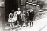 Group of Children at the foot of the Stair, 1 Ramsay Lane