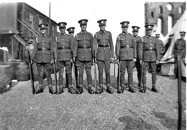 Royal Garrison Artillery, Easter Road - On Parade at Inchkeith