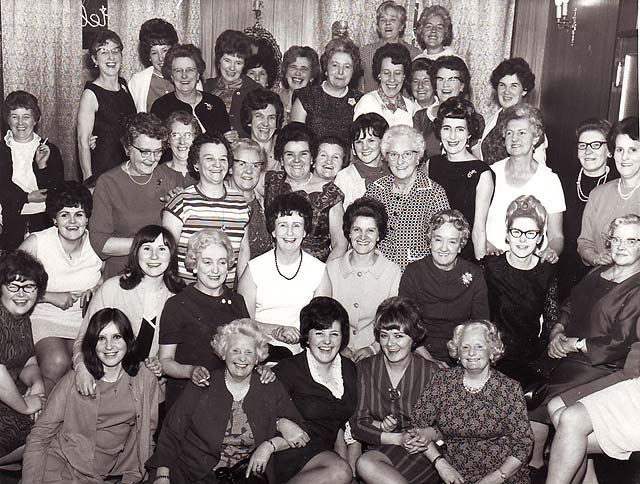 A group of ladies at Royal Navy & Royal Marine Association & Club (Edinburgh), 1 Broughton Road, Edinburgh