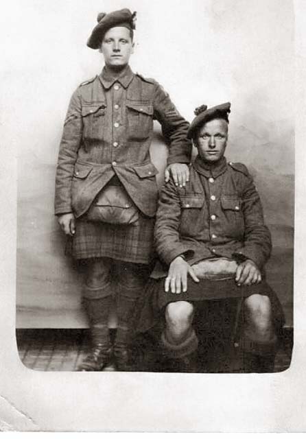 Photo found in a 1st Leith Boys' Brigade Company ALbum  -  Jack Philpott, Royal Field Artillery