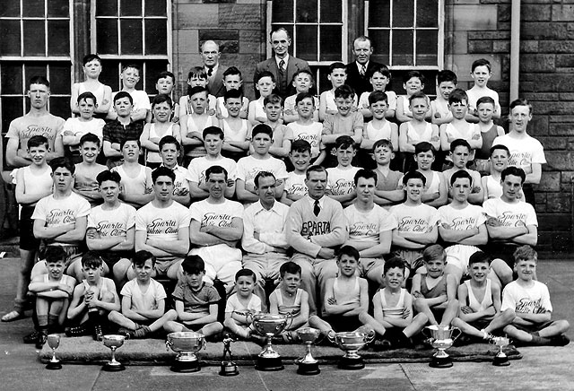 Boxing Team at Caledonian Station, 1960