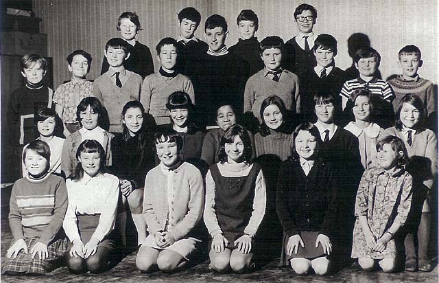 A photograph  by Prophet of a class at Preston Street School around 1950-51
