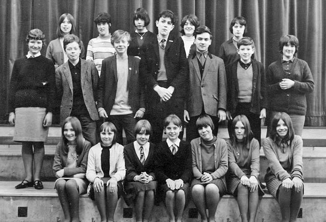 A school class at James Cark School, St Leonards, around 1966