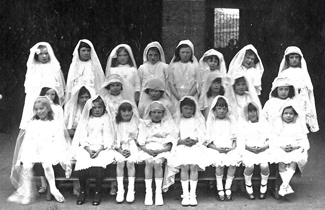 St Mary's Primary School, York Lane  -  First Communion ClassClass, around 1924