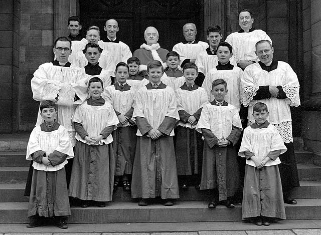 Altar Boys at St Patrick's Church, around 1957