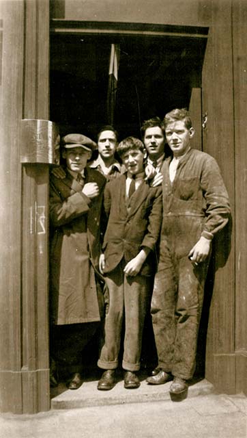 Workers outside the premises of David Stevenson, Photo (Process) Engravers