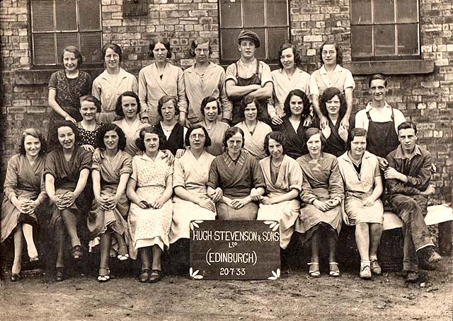 Hugh Stevenson & Sons, Box Makers, Leith - 1933