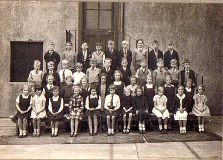 A school class at Trinity Academy in the late-1930s