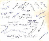 Trinity Academy  -  3rd year class - 1950-51  -  Signatures