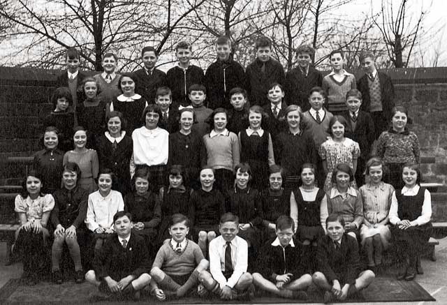 Tynecaste Secondary School Class  -  around 1938