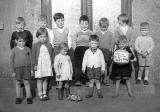 Children outside the 'Sally Ann' (Salvation Army) at Wardieburn Drive, Edinburgh