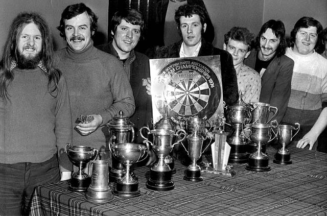The Whitehouse Darts Team, Craigmillar - 1974