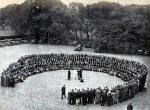 ER Yerbury photographing a group of Former Pupils from George Watson's College