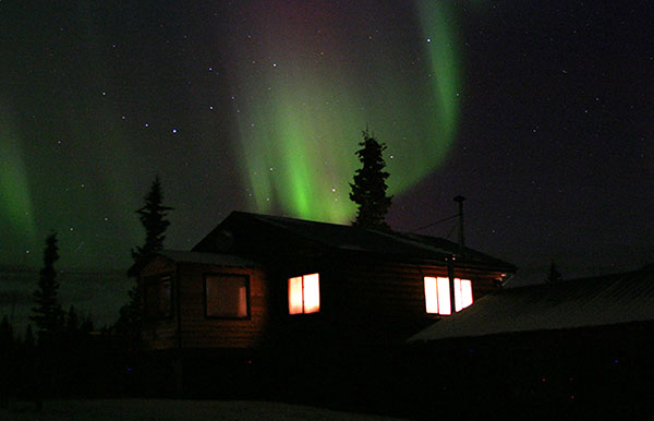 Tim Miller's Cabin, Eagle, Alaska, USA