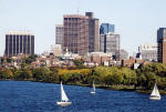 Boston  -  October 2003  -  Government Center and Financial District from Harvard Bridge  -  No 1