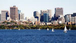 Boston  -  October 2003  -  Government Center and Financial District from Harvard Bridge  -  No 2