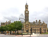 The City Hall and Lamp Post, Bradford  -  2013
