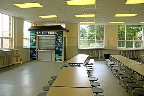 St Bede's Grammar School, Heaton, Bradford, 2013  -  The Dining Room