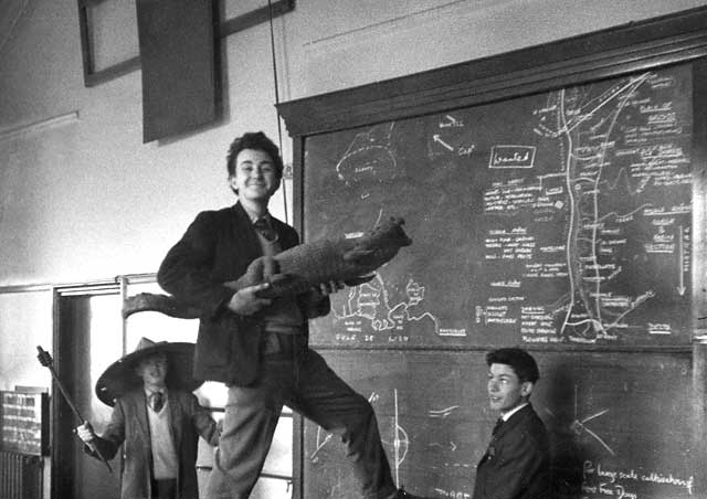 In the school grounds - Geography Room - 1 - 1962