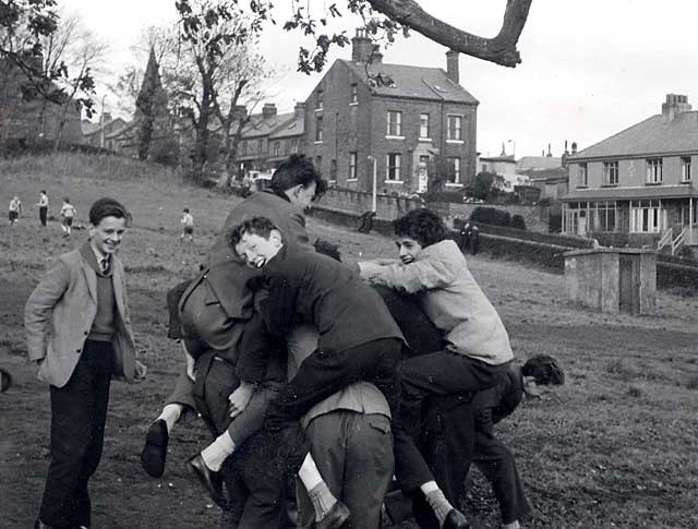 My Photos - St Bede's Grammar School - At Play in the School Grounds - 1962