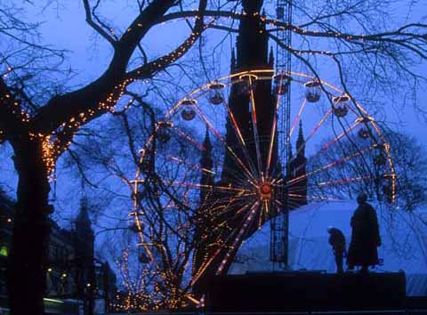 The Big Wheel  -  Princes Street  -  Christmas 2000