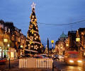 Looking east along George Street towards St Andrew Square