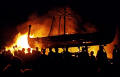 Bonfire on Calton Hill  -  29 December 2003
