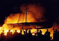 Bonfire at Calton Hill  -  29 December 2003
