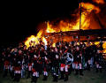 Bonfire on Calton Hill  -  29 December 2003