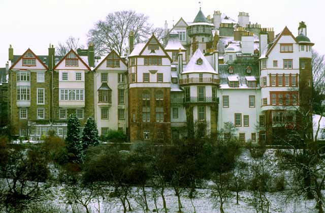 Ramsay Garden  -  Winter Afternoon  -  2 January 1997