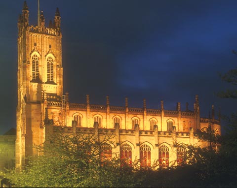 St John's Church  -  West End of Princes Street  -  Photographed from Lothian Road