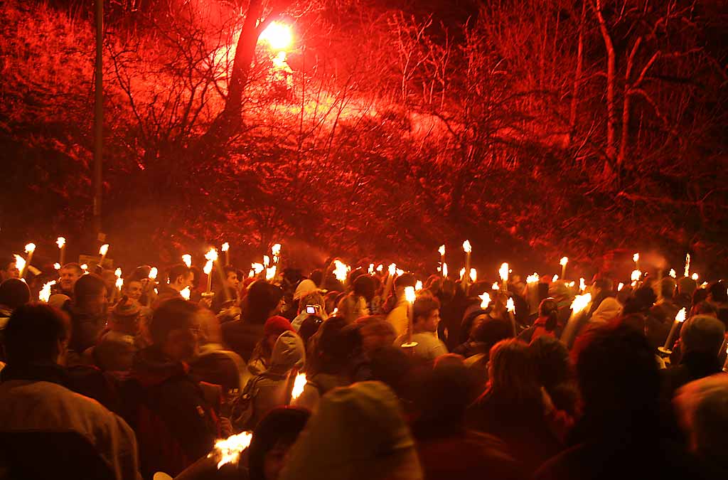 Edinburgh New Year Celebrations  -  Torchlight Procession  -  December 29, 2006