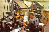 Edinburgh at work  -  Baker & Clairmount, linotype printers
