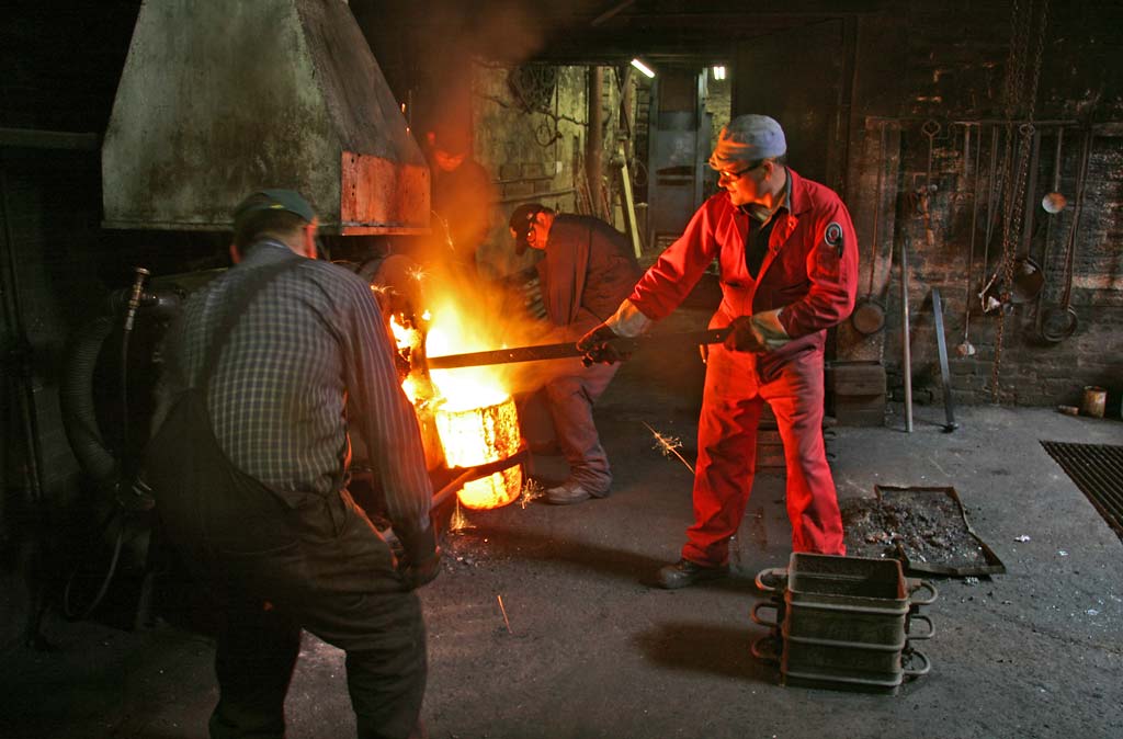 Edinburgh at Work  -  Laing's Foundry at Powderhall, Edinburgh   -  1997