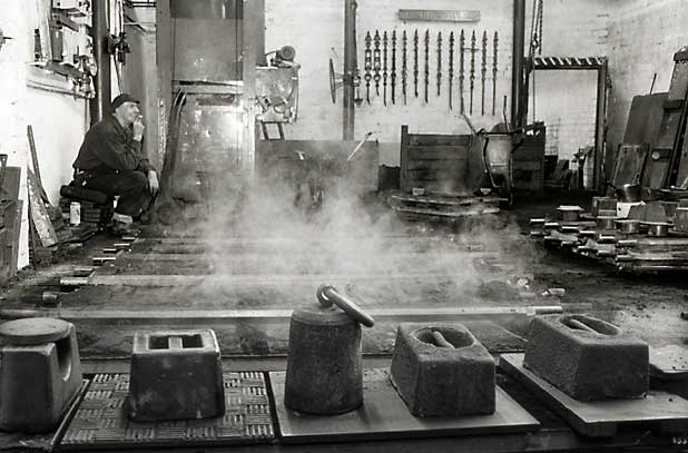 Edinburgh at Work  -  Laing's Foundry at Powderhall, Edinburgh   -  1997