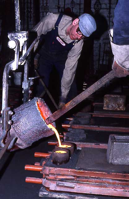 Edinburgh at Work  -  Laing's Foundry at Powderhall, Edinburgh   -  1991