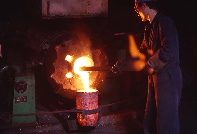 Edinburgh at Work  -  Laing's Foundry at Powderhall, Edinburgh   -  1991